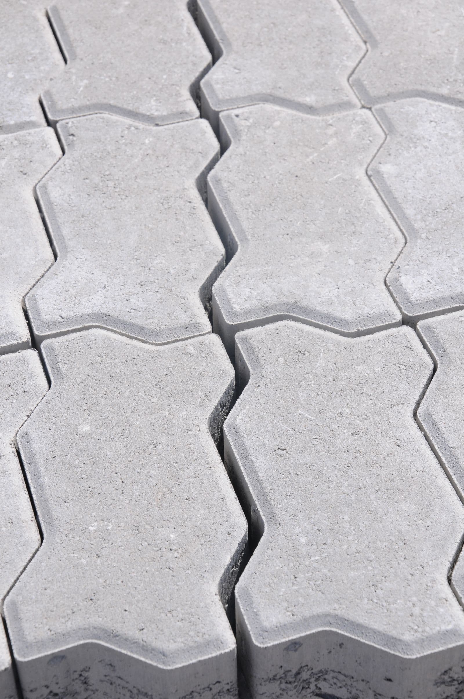Interlocking paver walkway detail
